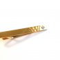 Vintage Gold Tone & Diamond Chip Tie Clasp