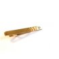 Vintage Gold Tone & Diamond Chip Tie Clasp
