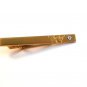 Vintage Gold Tone & Diamond Chip Tie Clasp