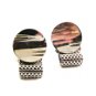 1970's Silvertone Wrap Around Cufflinks