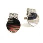 1970's Silvertone Wrap Around Cufflinks