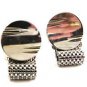 1970's Silvertone Wrap Around Cufflinks