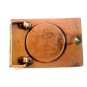 Vintage Gold Tone Fraternal Enameled Belt Buckle