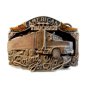 1989 Siskiyou American Trucker Bound for Glory Belt Buckle