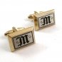 Multi Tone Initial Letter M Cufflinks 04212014 by Hickok USA