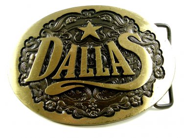 High Mesa Series 1983 Dallas Bronze Belt Belt Buckle 11042013