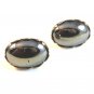 Vintage Silver Tone & Hematite Cufflinks