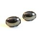 Vintage Silver Tone & Hematite Cufflinks