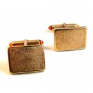 Vintage Gold Tone & Amber Cufflinks Signed Krementz