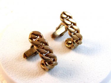 Swank Gold Tone Cufflinks No. 4