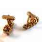 Swank Gold Tone Cufflinks No. 4