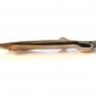 Siam Sterling Green Niello Dancer Lady Dagger Tie Clasp - a