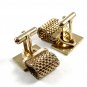 1970's Goldtone Wrap Around Cufflinks Unmarked 81814