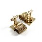 1970's Goldtone Wrap Around Cufflinks Unmarked 81814
