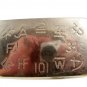 Vintage Cowboy Western Cattle Brands Belt Buckle by Chambers Belt Co