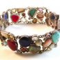 Sterling Silver Multi Stone Bracelet