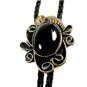 Southwest Western Black Onyx Bolo