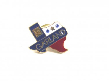 1960's-1970's Garland Texas 30 Year Red White Blue Pin 72414