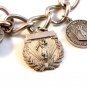 Vintage SPWGA Sterling Silver Golf Charms & Bracelet