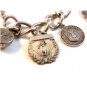 Vintage SPWGA Sterling Silver Golf Charms & Bracelet