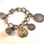 Vintage SPWGA Sterling Silver Golf Charms & Bracelet