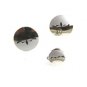 Retro Sterling Silver Cufflinks & Matching Tie Tac 72514