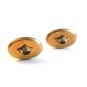 Vintage 1/20 12 K.G.F. Shriners Cufflinks Signed Wells