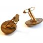 Vintage 1/20 12 K.G.F. Shriners Cufflinks Signed Wells