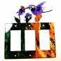 Hummingbird Triple Rocker Outlet Cover Plate by Steel Images USA 022615M5A