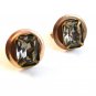 Vintage Gold Tone & Large Rhinestone ? Cufflinks