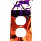 Mama & Baby Colt Horse Double Outlet Cover Plate by Steel Images 6815
