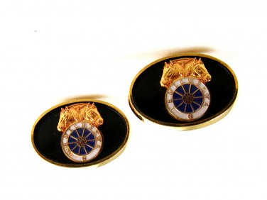I.B. of T.C.W.& H. OF A. Teamsters Workers Helpers Cufflinks Signed Union Made