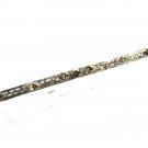 Edwardian Art Deco Sterling Silver Filigree Bar Brooch Unbranded 7415bb