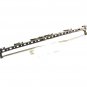 Edwardian Art Deco Sterling Silver Filigree Bar Brooch Unbranded 7415bb