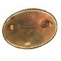 Vintage Russian ? Church Woods River Mother of Pearl Brooch Unbranded 630915