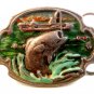 Vintage Big Mouth Bass Belt Buckle by Siskiyou