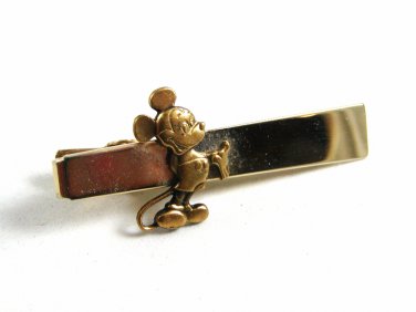 1940's - 60s Mickey Mouse.Tie Clasp By Anson & Walt Disney Productions