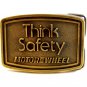 Vintage Thank Safety Motor Wheel Belt Buckle