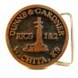 Dunne & Gardner Rigs 1 & 2 Oil Wells Wichita, KS Belt Buckle