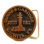 Dunne & Gardner Rigs 1 & 2 Oil Wells Wichita, KS Belt Buckle