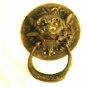 Antique Vintage Chinese Fu Dog Lion Spirit Two 2 Temple Door Knockers