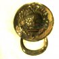Antique Vintage Chinese Fu Dog Lion Spirit Two 2 Temple Door Knockers
