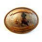 Vintage Nickel Silver Western Rodeo Cowboy Barrel Racing Belt Buckle