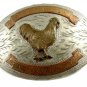 Vintage Trent Stock Show Showmanship Cock Rooster Belt Buckle by ADM 11042013