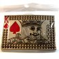 kIng of Red Spade Belt Buckle New in Plastic Wrap