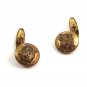 Vintage Goldtone Wise Old Owl Button Cufflinks 04212014 Unsigned