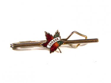 1930's - 50's Canadian Maple Leaf Tie Clasp Unbranded 71715