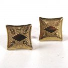 Vintage Goldtone Cufflinks Unbranded 72215a