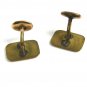 Victorian / Edwardian True Vintage Goldtone Cufflinks Unmarked 102414