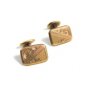 Victorian / Edwardian True Vintage Goldtone Cufflinks Unmarked 102414